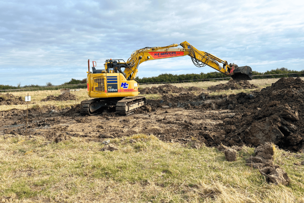 Excavator Hire - V2 Rocket Excavation