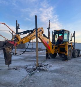 Backhoe Loader Hire - H. E. Services