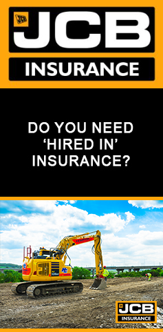 JCB Insurance- hired in plant hire jcb insurance