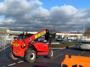 Telehandler Hire - H. E. Services