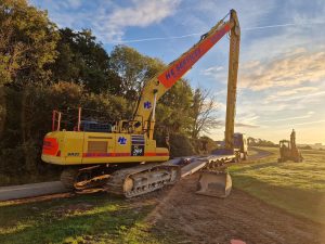 large digger hire