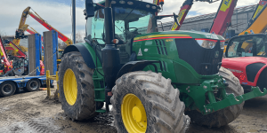Rent a tractor in Kent, John Deere 6R Series tractor H. E. Services