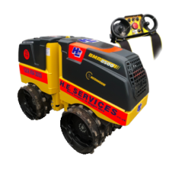 Bomag trench roller