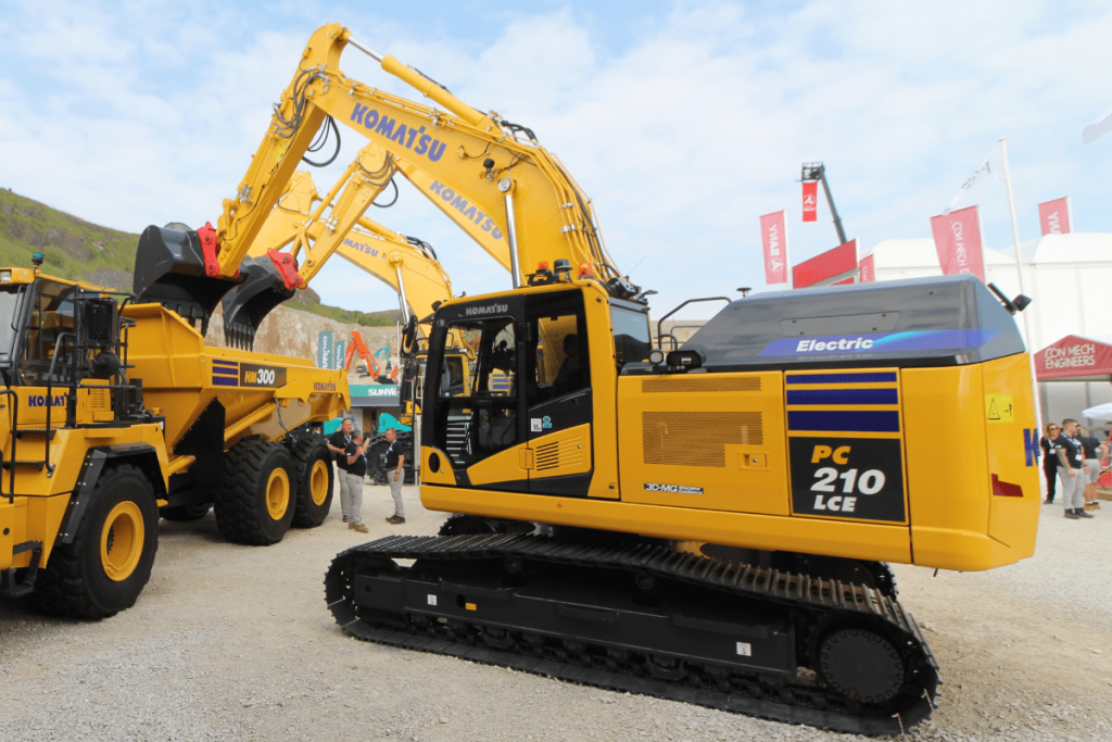 Electric digger hire