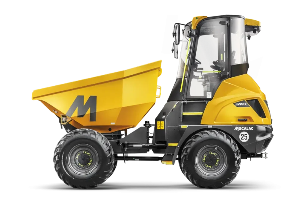 Cabbed dumper hire