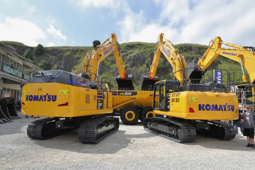 hire an electric digger