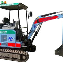 Hire an electric mini digger