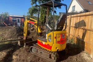 mini digger hire UK
