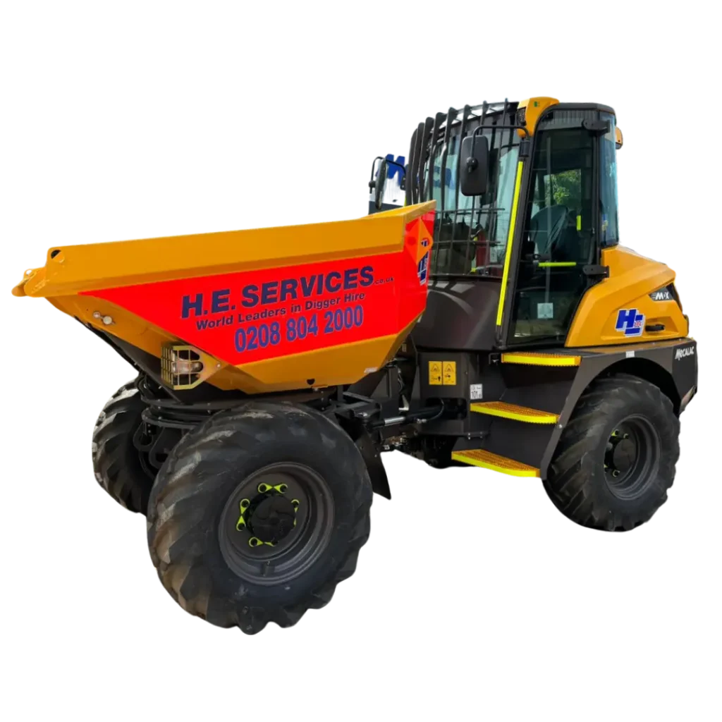 6mdx 6 tonne cabbed dumper