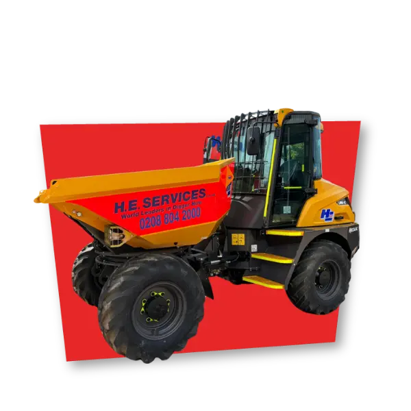Mecalac 6 tonne cabbed dumper