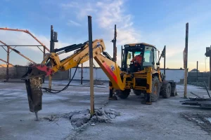 Hire a backhoe loader