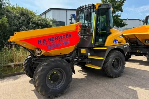 Cabbed dumper hire
