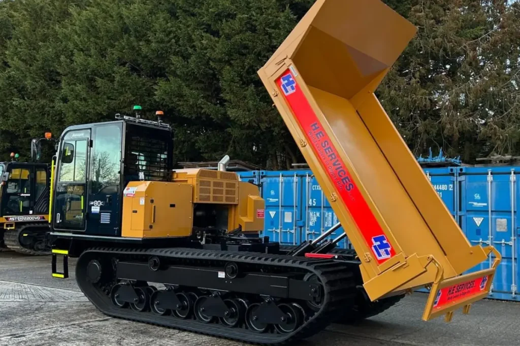UK Tracked dumper rental