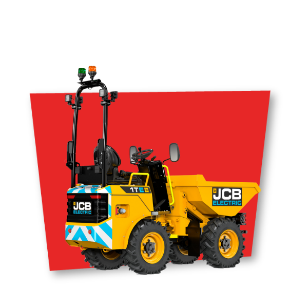 Hire a JCB 1TE electric dumper
