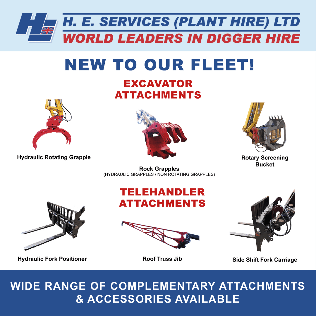 Excavator and telehandler attachments